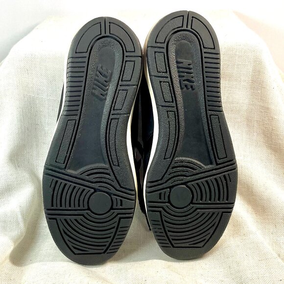 Nike Force High Top Sneakers Women’s Size 8 Black Glossy Classic Streetwear - Picture 12 of 16